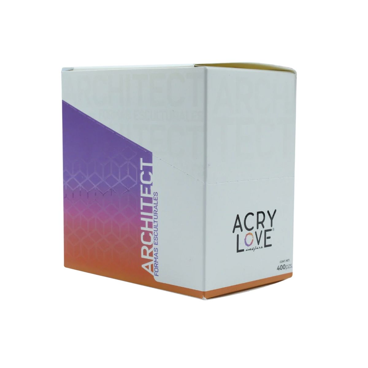 GENERICO - Moldes Adhesivos Para Esculpir Uñas 400pcs Acry Love