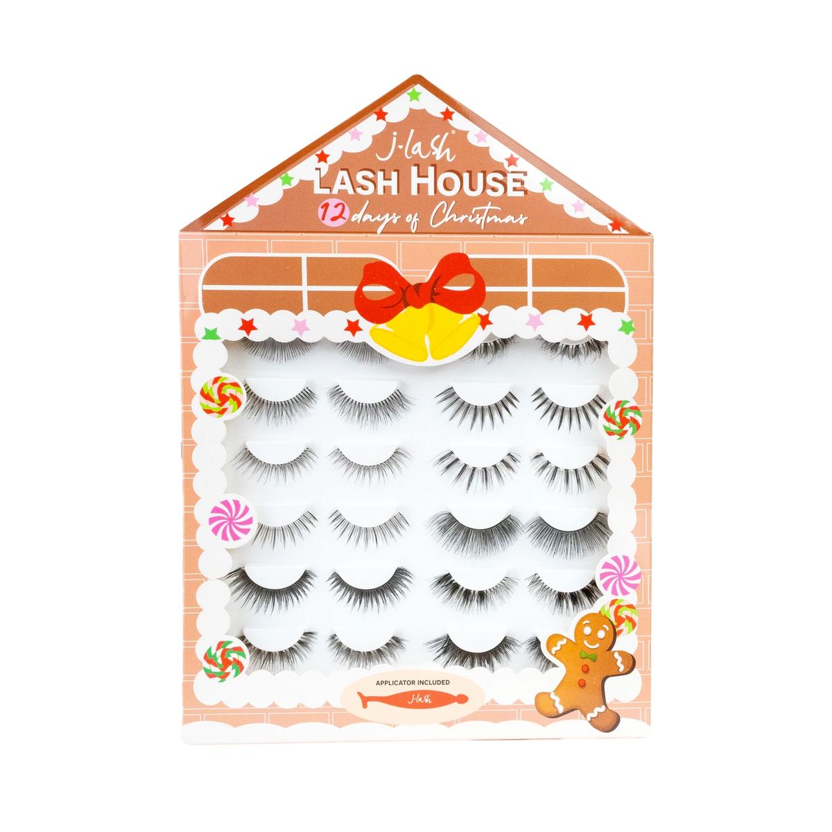 GENERICO - Set de Pestañas 12 Modelos Distintos “Lash House” J-Lash