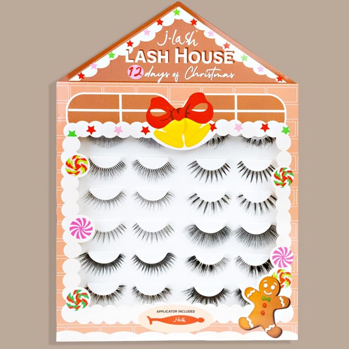 GENERICO - Set de Pestañas 12 Modelos Distintos “Lash House” J-Lash