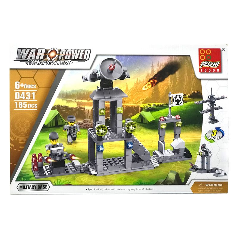 NOBEL TOYS - Armable Cuidad 3x1 185 Pcs 31x22 Cm Nobel Toys