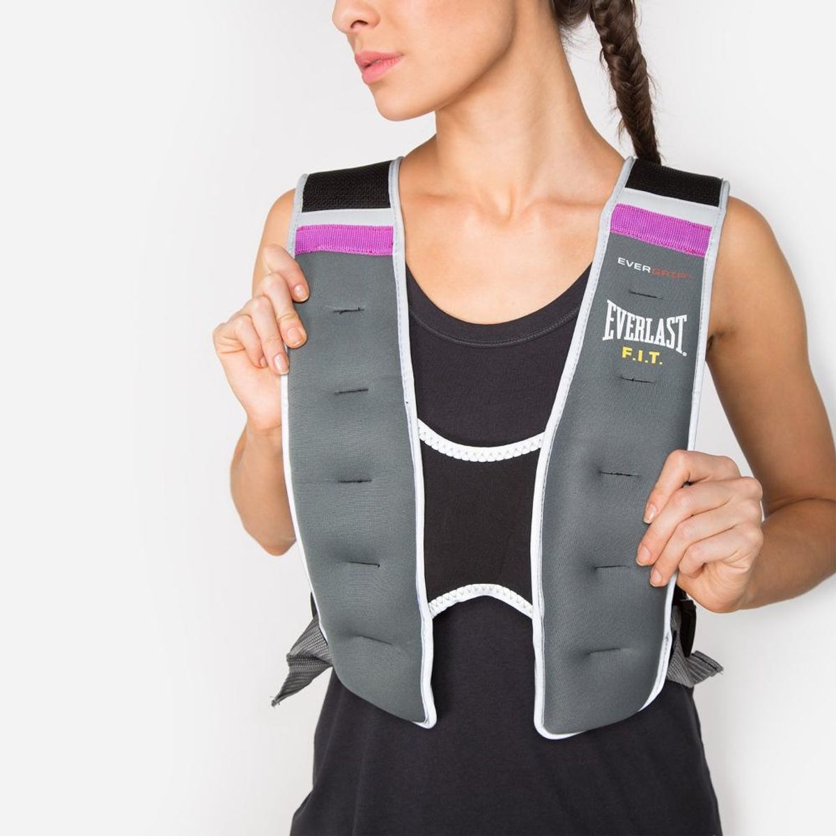 EVERLAST - Chaleco Peso Evergrip Gris 10Lb Everlast EVERLAST
