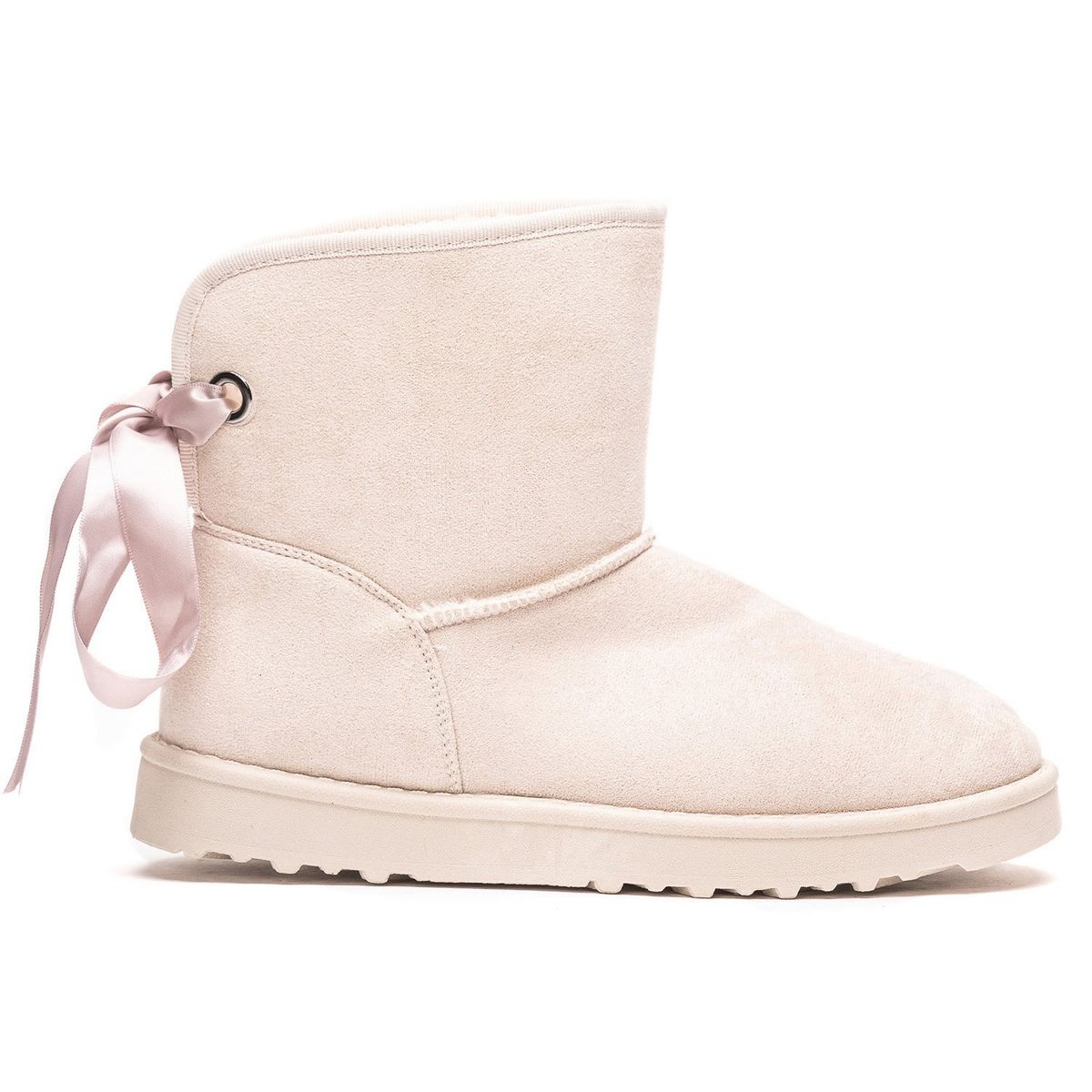 CHANCLETA - Botín Mujer Crema Guss Chancleta