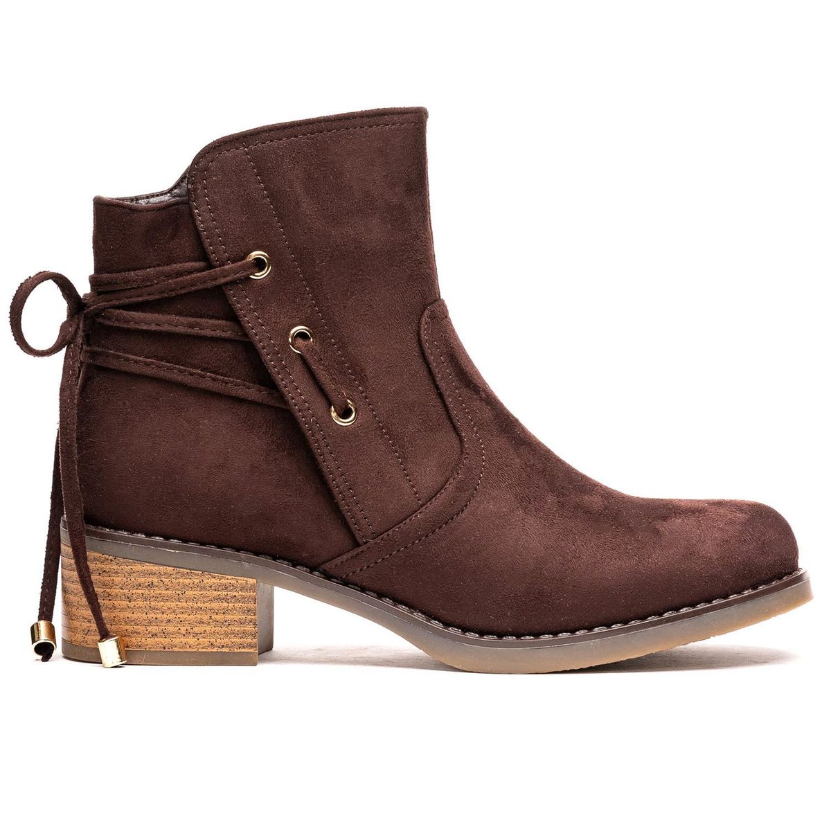 THUNDER BLUE - Botín Mujer Café Moro Quili Thunder Blue