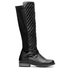 THUNDER BLUE - Bota Mujer Negro Montador