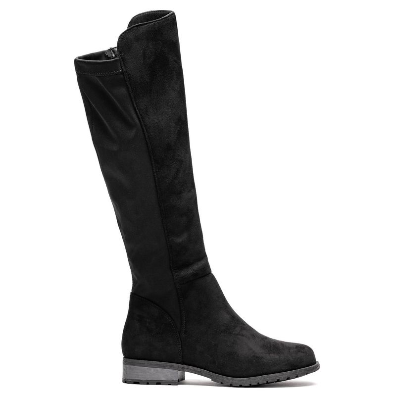 THUNDER BLUE - Bota Mujer Negro Long Thunder Blue