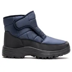 CHANCLETA - Bota Hombre Azul Marino Invernal