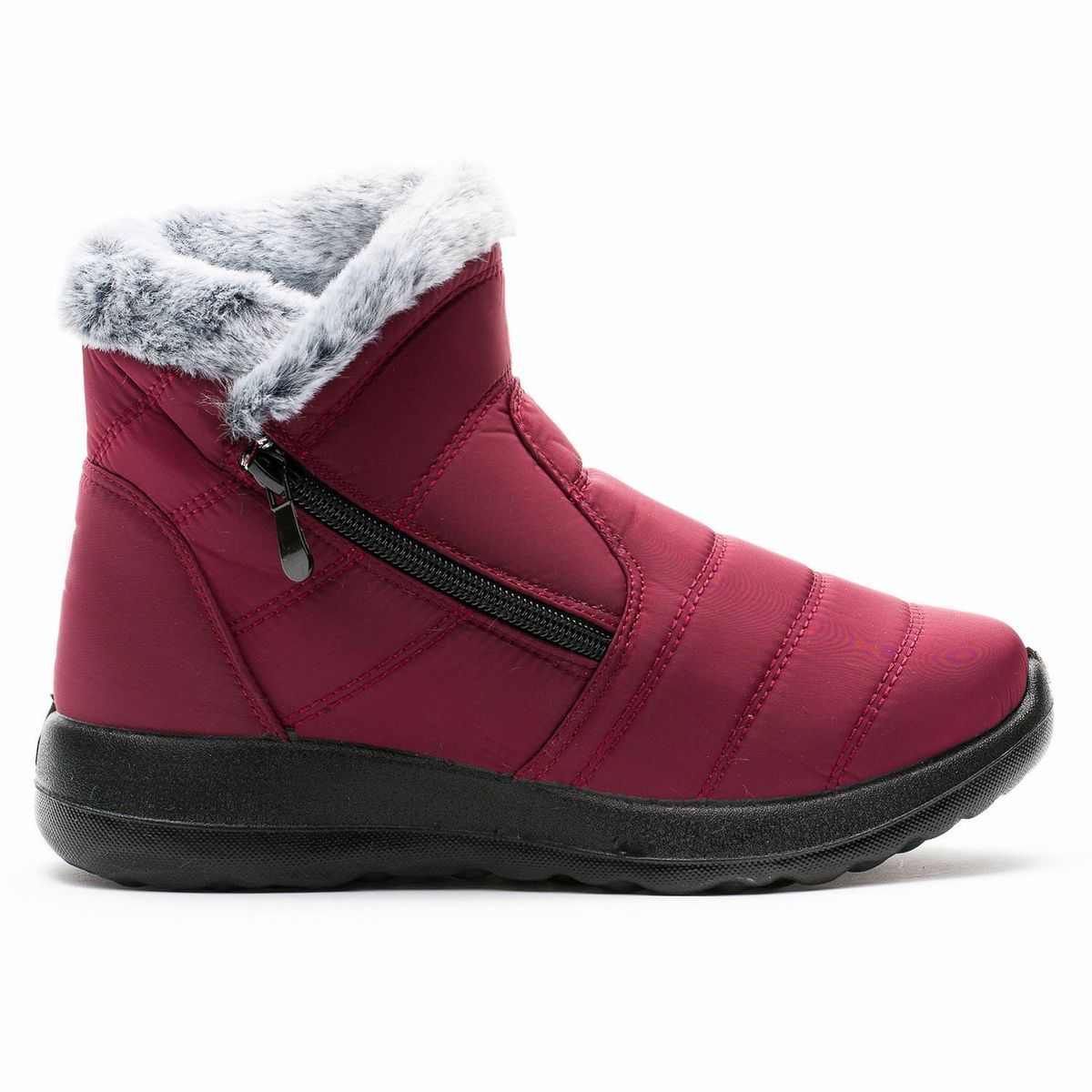 CHANCLETA - Bota Mujer Burdeo Karin Chancleta
