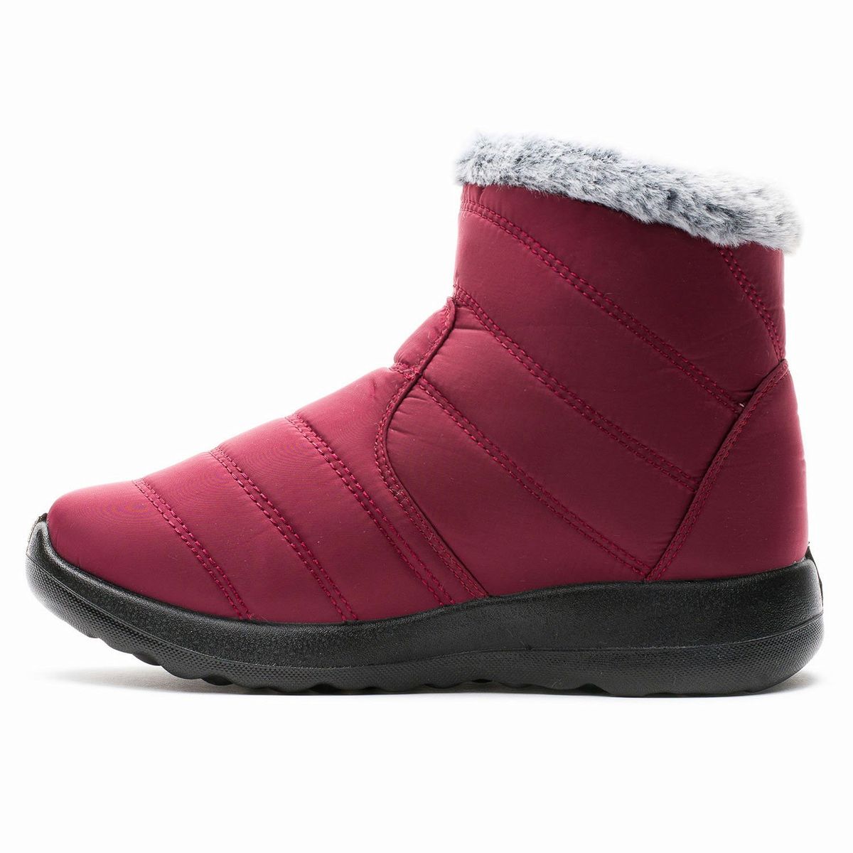 CHANCLETA - Bota Mujer Burdeo Karin Chancleta