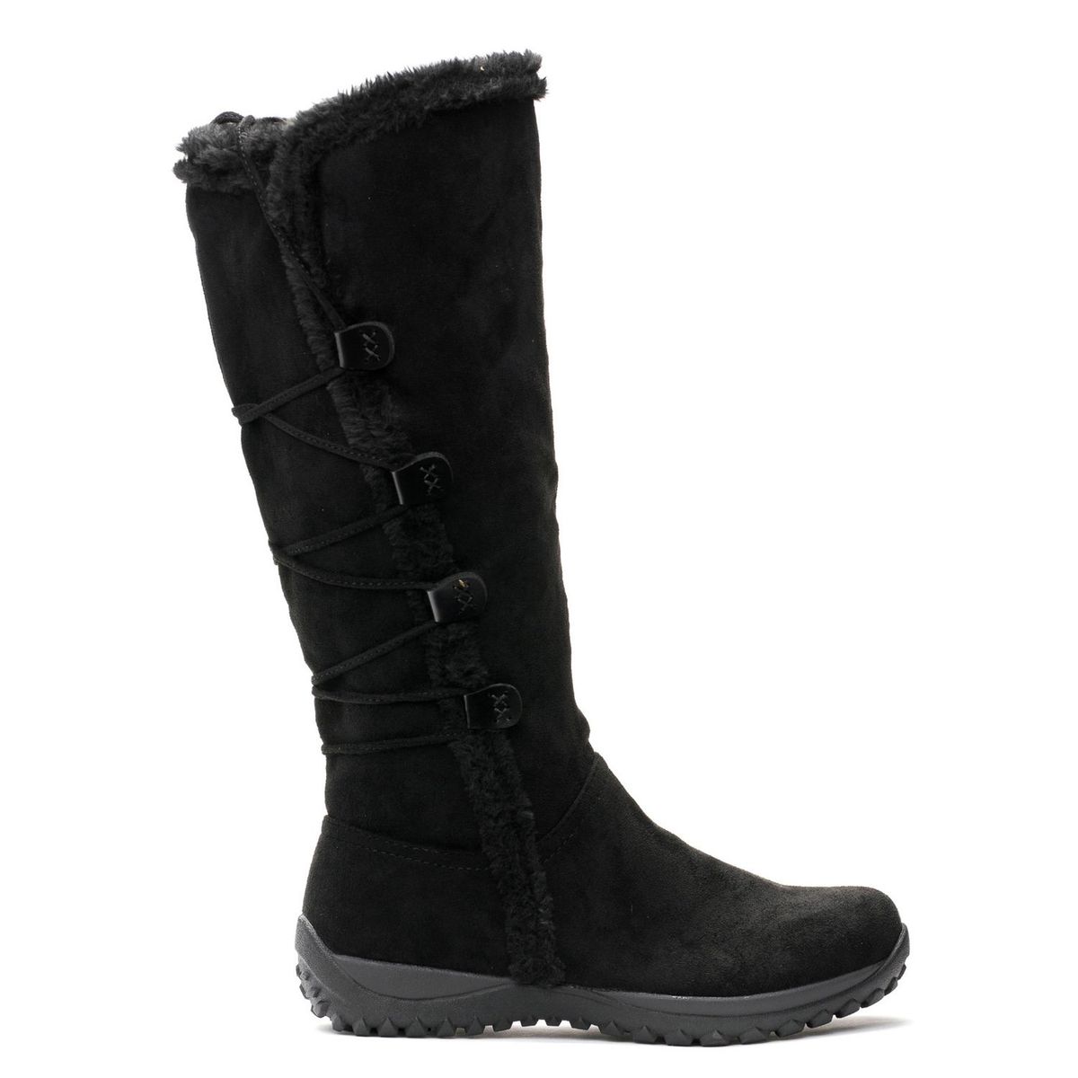 CHANCLETA - Bota Mujer Negro Rovanim Chancleta