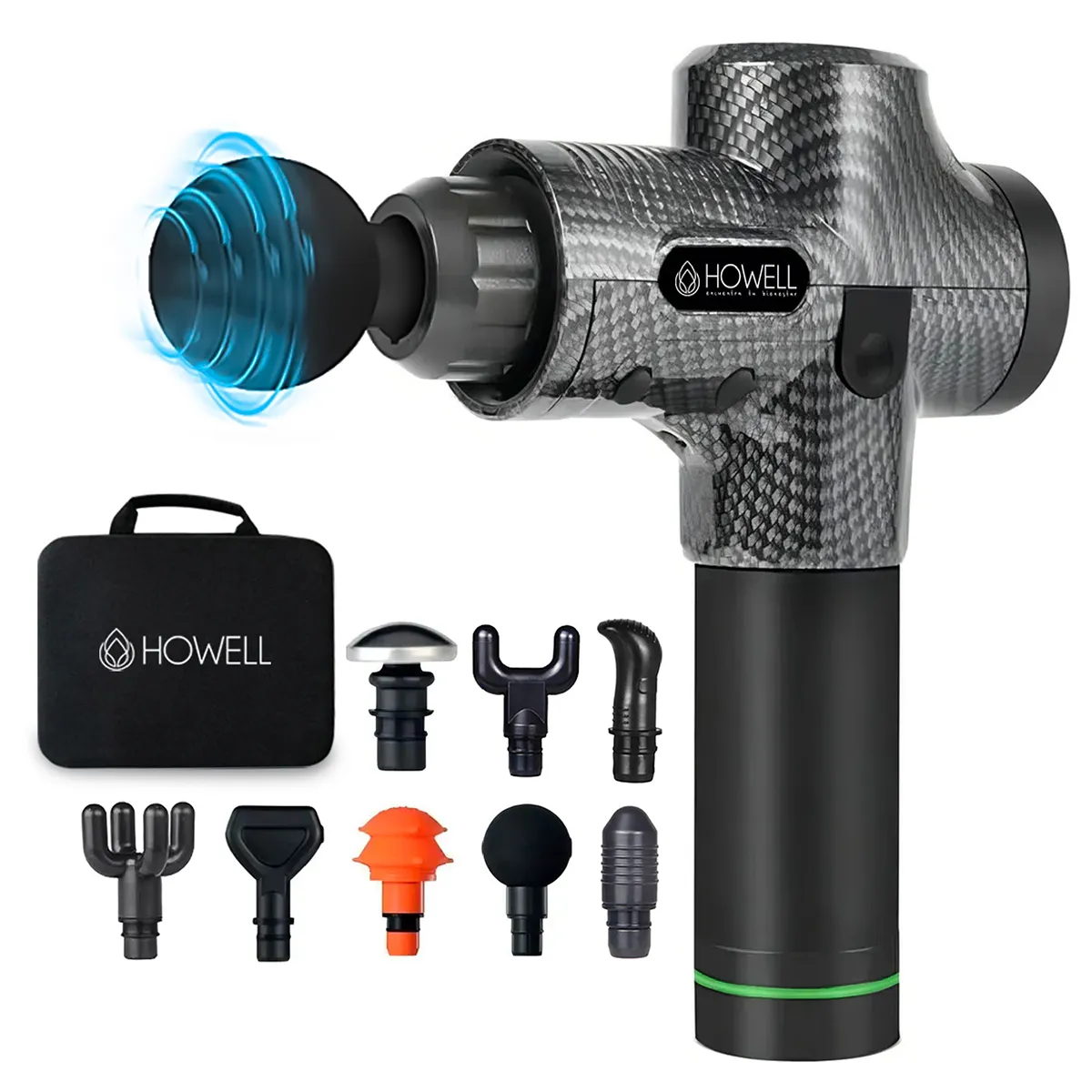 HOWELL - Pistola De Masajes Howell Profesional Masajeador Muscular