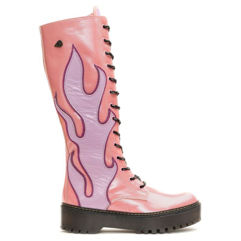 LANDAZURI - Bota Cuero Skade Fuego Rosada Landazuri