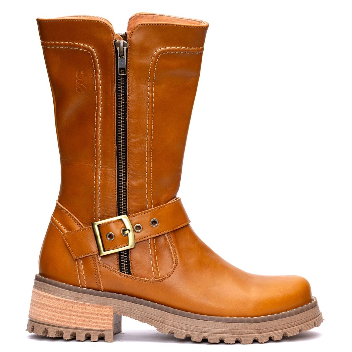 BARRIENTOS - Bota Cuero Graneros Café Barrientos