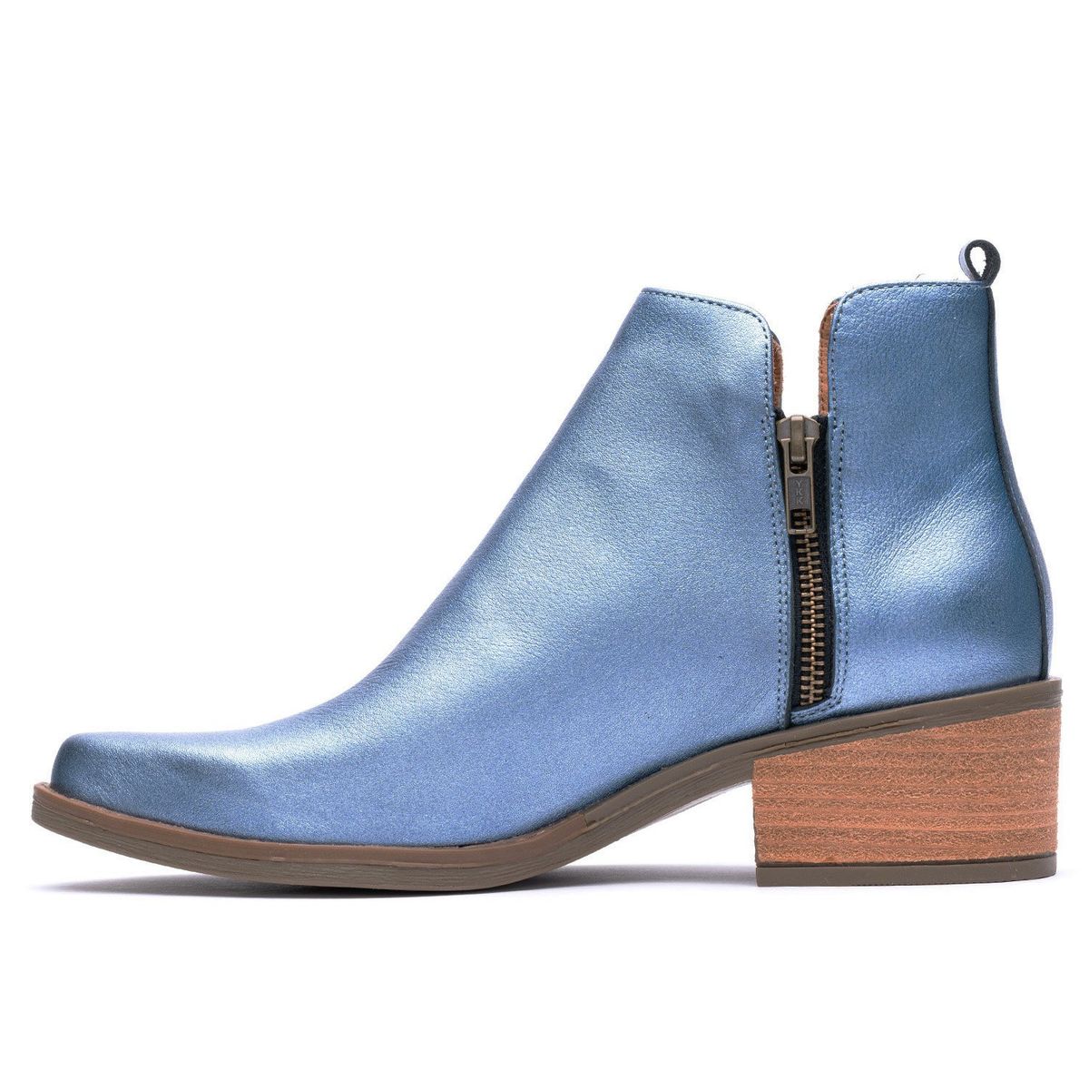 BARRIENTOS - Botín Cuero Rauco Azul Barrientos