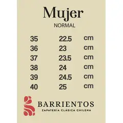BARRIENTOS - Zapato Cuero Lanco Azul