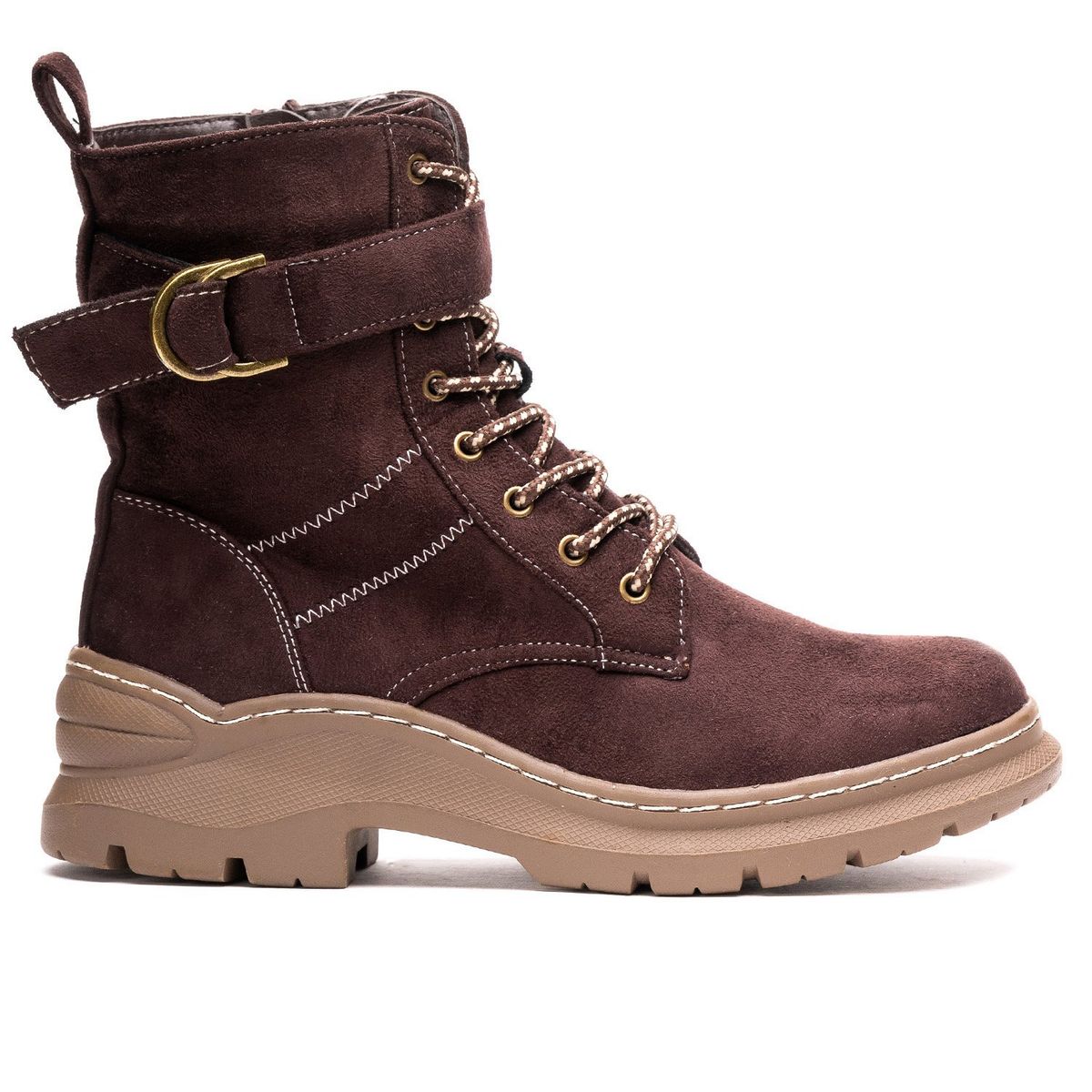 THUNDER BLUE - Bota Mujer Cafe Moro Larkey Thunder Blue