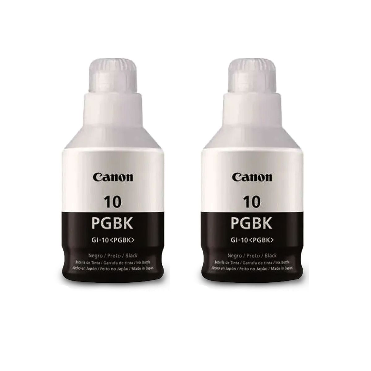 CANON - 2 Tintas Canon Gi-10 NEGRAS Genuinas G5010 G6010 Gm2010 C/iva