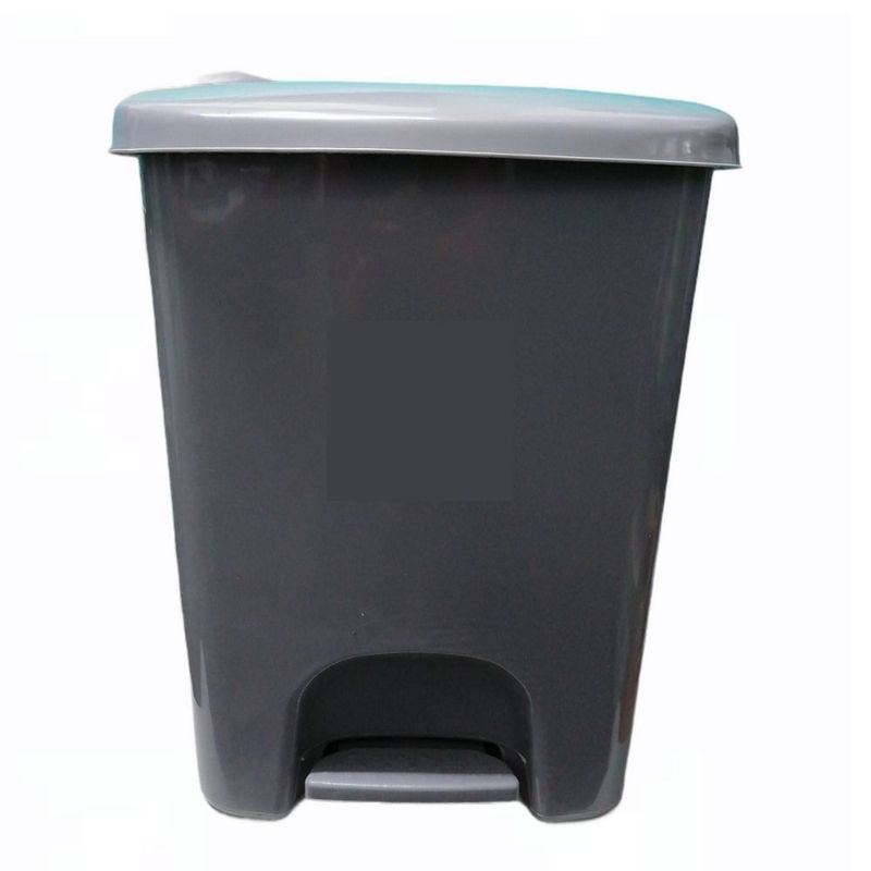 GENERICO - Contenedor de basura con tapa y pedal mediano