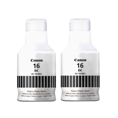 Canon 2 Tintas Gi16 Negras Genuinas Gi-16 Gx6010 Gx7010