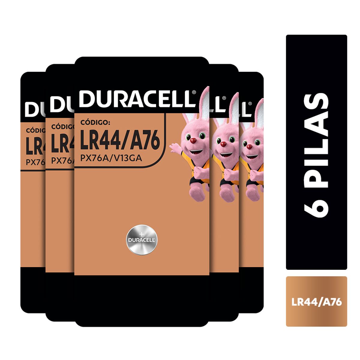 DURACELL - Pila Boton Duracell Lr-44/A76/PX76A 6 Unidades / Superstore