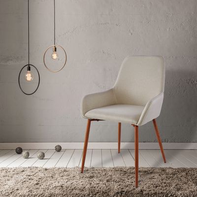 Imagen 2 del producto Pack 2 Sillas Comedor Lino Margaret Beige