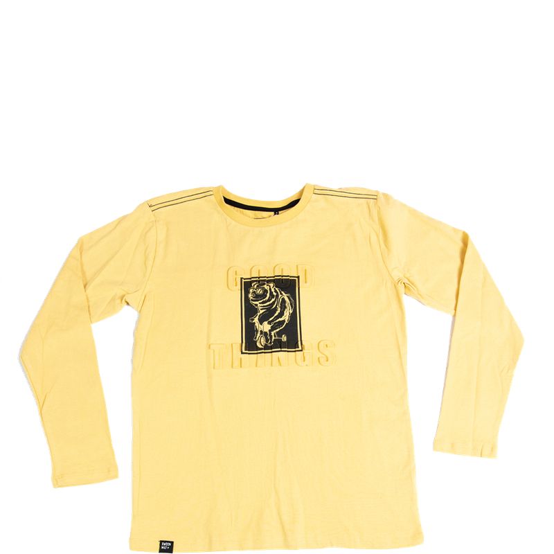PILLIN - Polera Manga Larga Niño Beige Pillin PILLIN