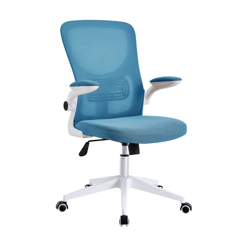 NOVAHUS - SILLA DE OFICINA DE MALLA , CON  REPOSABRAZOS ABATIBLES