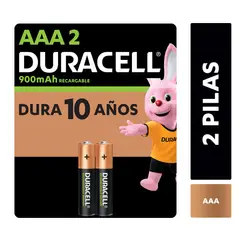 DURACELL - Pila Recargable Tamaño Aaa X2 / Superstore