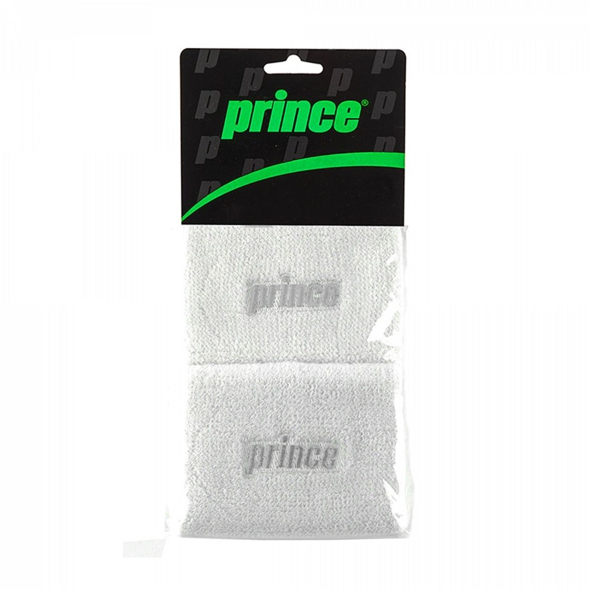 PRINCE - MUÑEQUERA PRINCE BLANCA LOGO BLANCO PAR