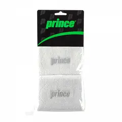 GENERICO - MUÑEQUERA PRINCE BLANCA LOGO BLANCO PAR