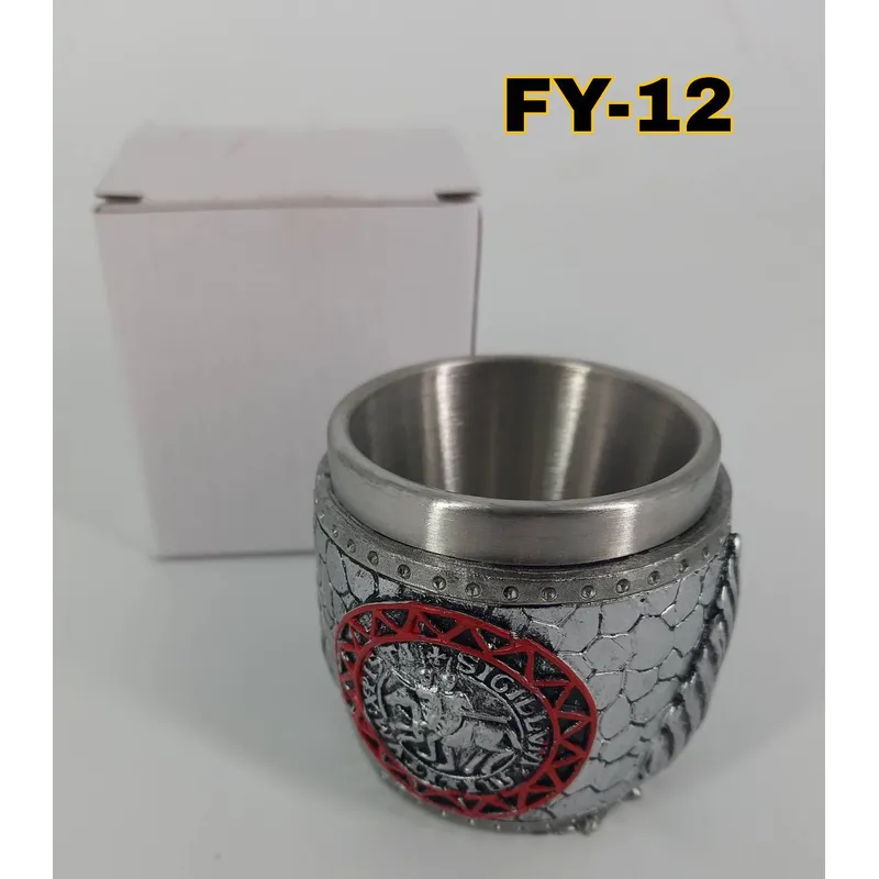 UNIVERSAL - VASO CRUZADA ACERO INOX 50 ML FY-12