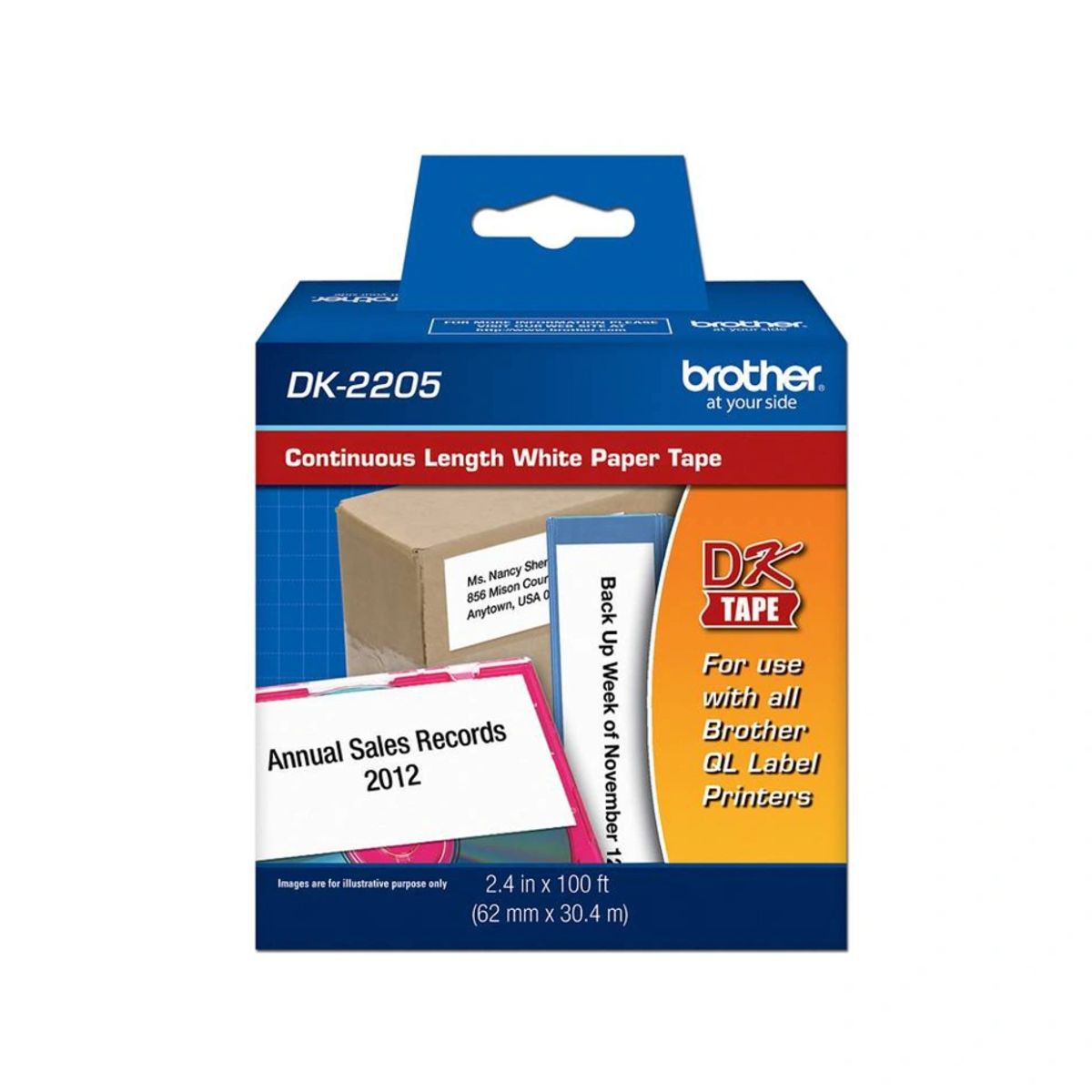 BROTHER - Cinta Rotuladora Brother Dk2205 BROTHER