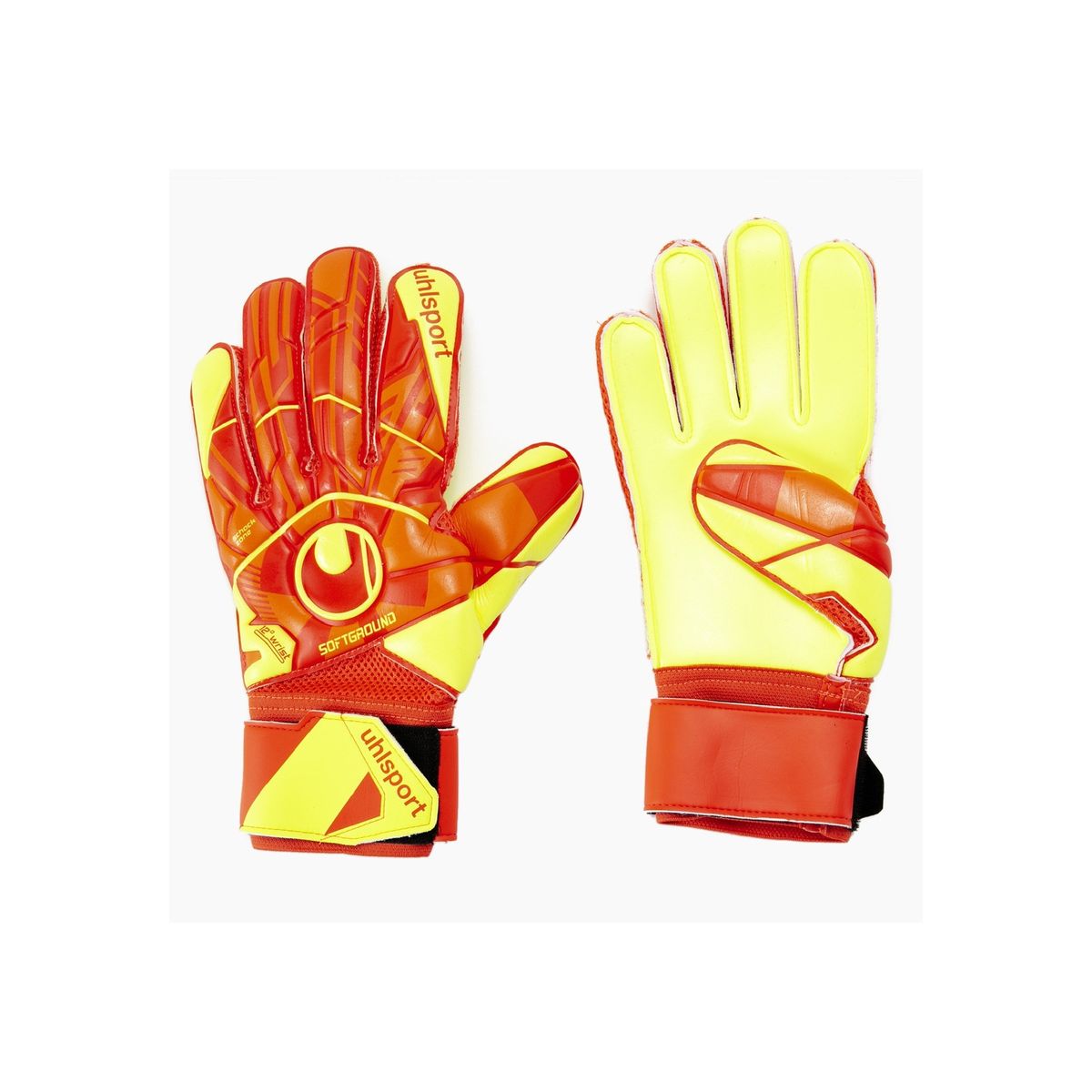 UHLSPORT - Guantes Arquero Uhl Dynamic Impulse Soft Flex Frame (Férula ) Na/Am UHLSPORT