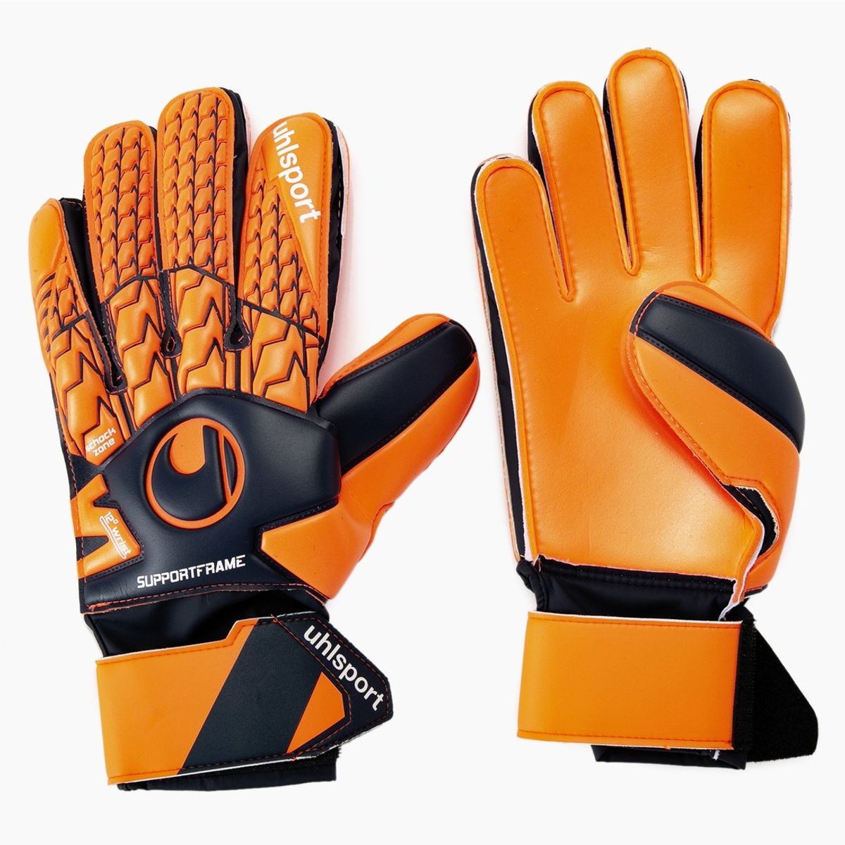 UHLSPORT - Guantes Arquero Next Level Soft ( férula )Sf Azul/Rojo Fluor Uhlsport UHLSPORT