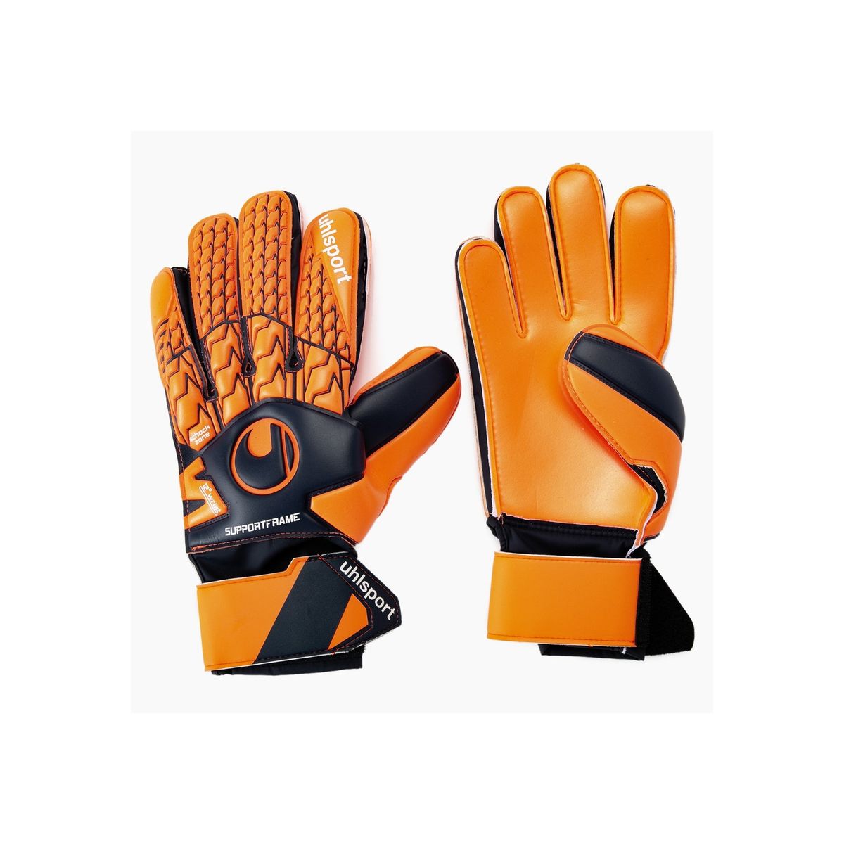 UHLSPORT - Guantes Arquero Next Level Soft ( férula )Sf Azul/Rojo Fluor Uhlsport UHLSPORT