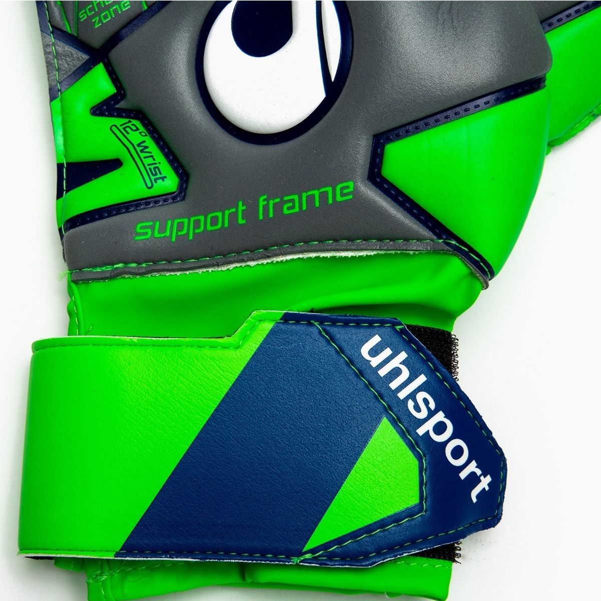UHLSPORT - Guantes Arquero Uhl Tensiongreen Starter Soft Gr/Ve/Az UHLSPORT
