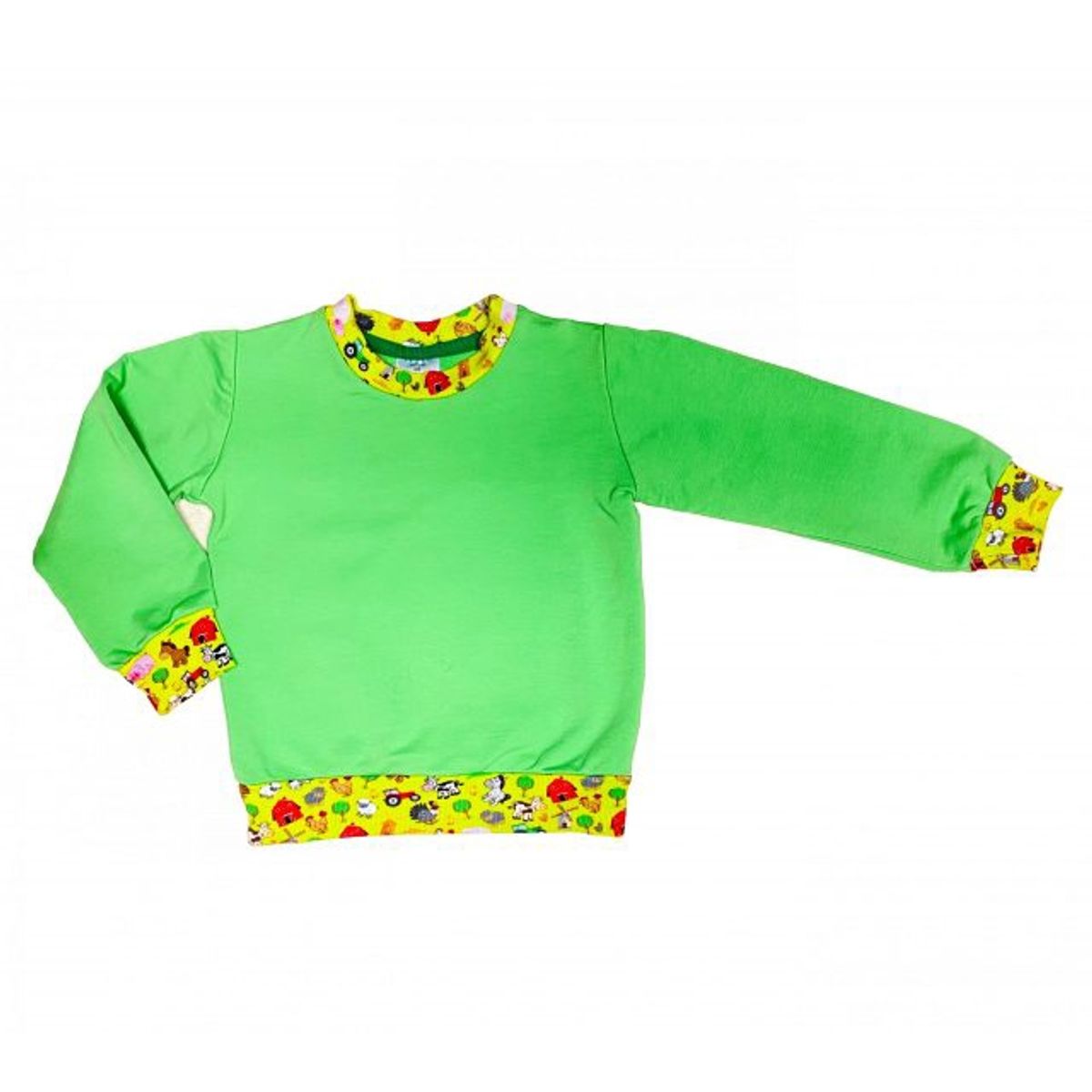 MAMALU - Polerón basic cuello redondo verde
