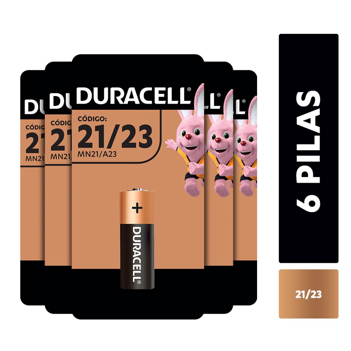 DURACELL - Pila Alcalina Duracell MN21/A23 12v 6 Unidades
