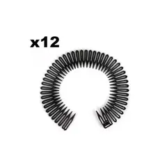 GENERICO - Cintillo Flexible Con Forma De Peine Para El Pelo X 12