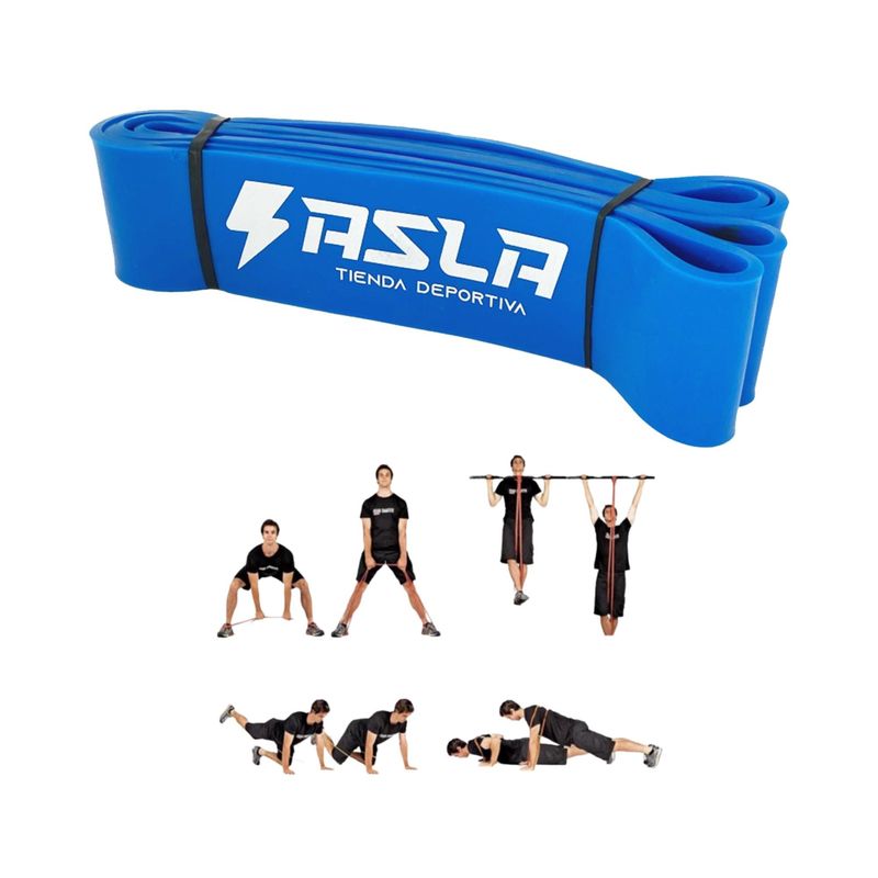 GENERICO - Banda Elastica 60kg 65mm Calistenia Ejercicio Multifuncional