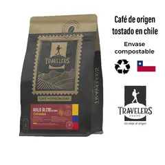 TRAVELERS COFFEE - Café en Grano Molido - Huila Colombia 250g
