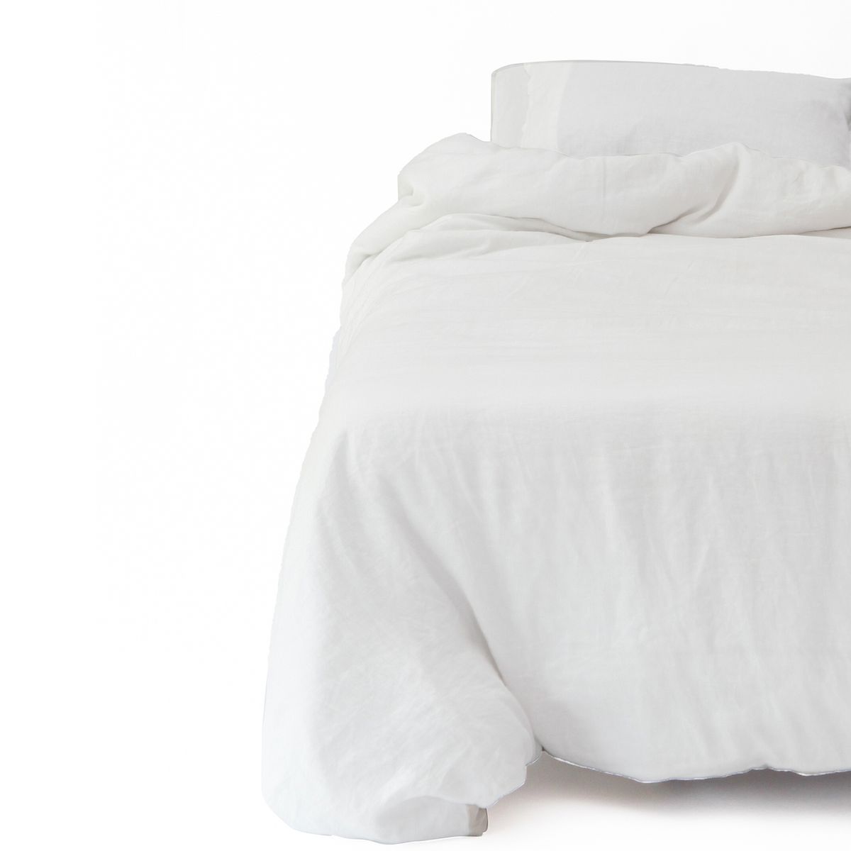 NATURALINO - Funda de Plumón Lino - Blanco - 1,5 Plaza - Naturalino