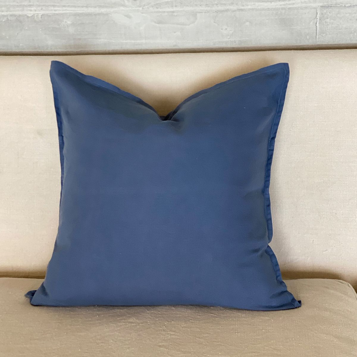 NATURALINO - Cojín Lino 55x55 San Pedro Azul - Naturalino