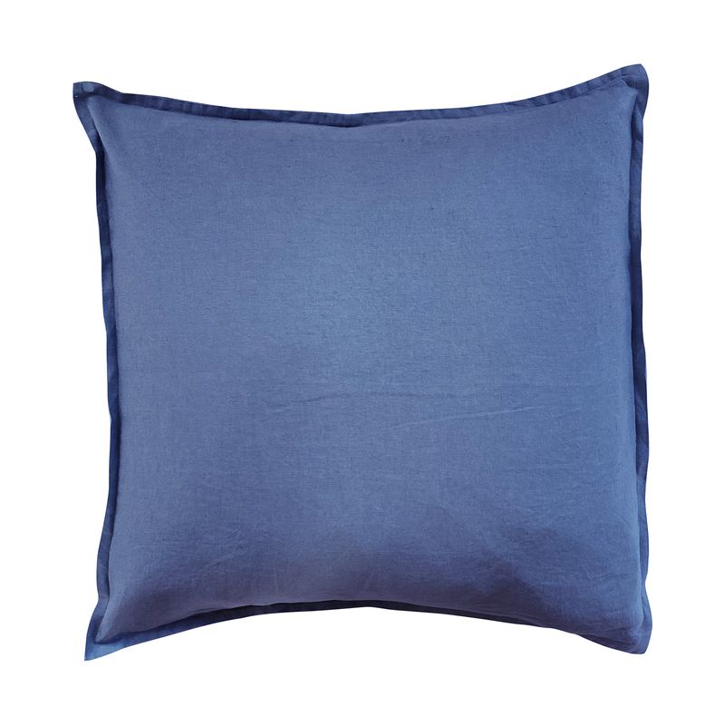 NATURALINO - Cojín Naturalino Lino 55x55 San Pedro Azul