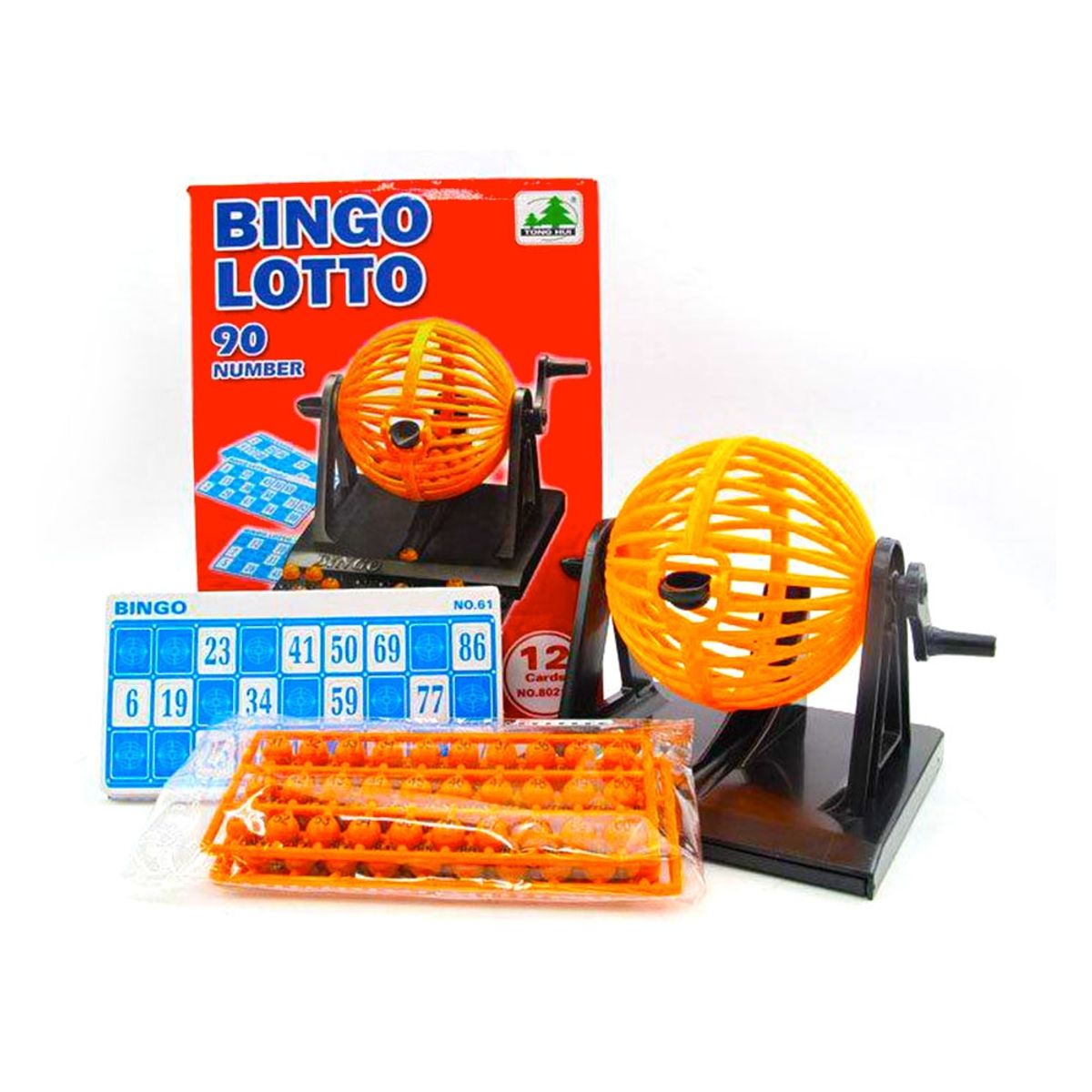 GENERICO - Bingo Tombola Juego De Mesa 12 Cartones