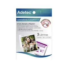 ADETEC - Laminado En Frío Autoadhesivo Tamaño A6