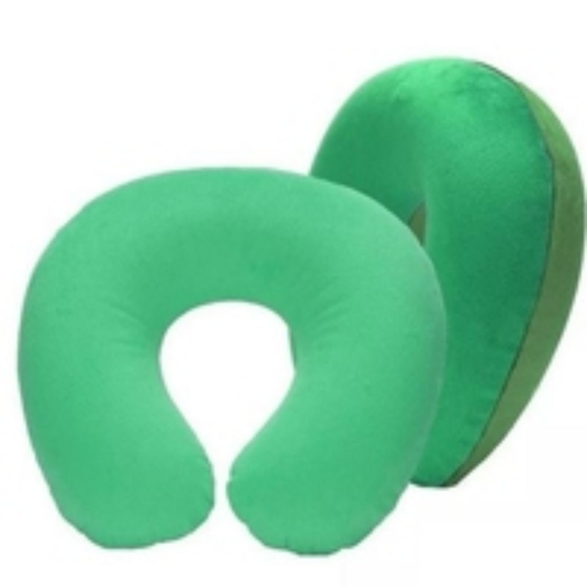 GENERICO - Cojin Viaje Almohada Cuello BI MEMORY FOAM SIN BOTON