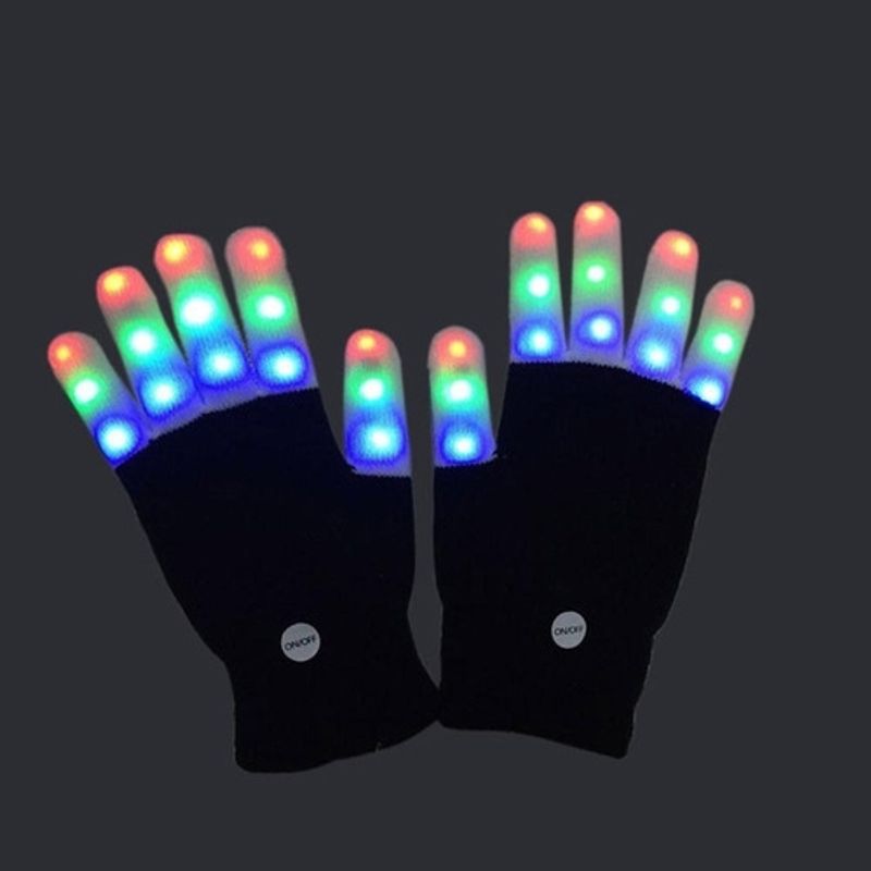 GENERICO - Guantes con dedos LED