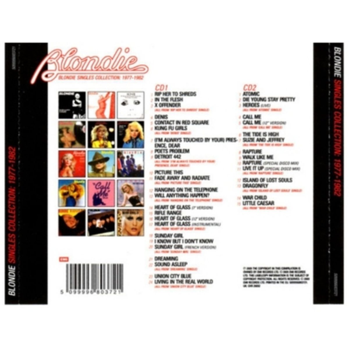 HITWAY MUSIC - BLONDIE - BLONDIE - SINGLES 7782 (2CD) - CD HITWAY MUSIC