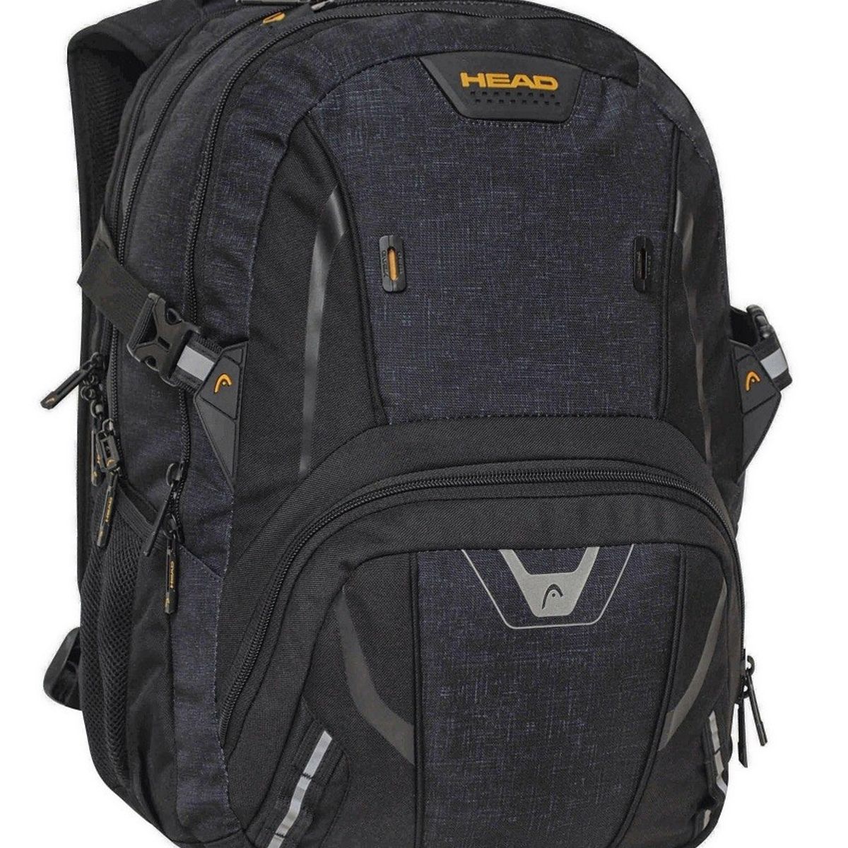 HEAD - Mochila Porta Laptop Sahara Negro Melange  Head
