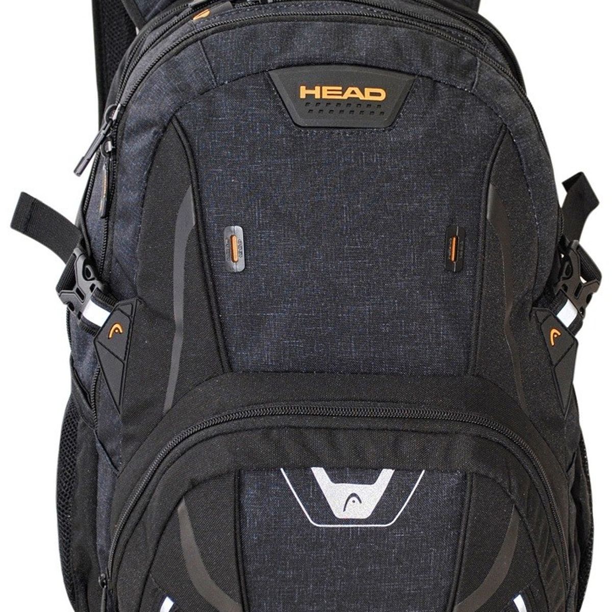 HEAD - Mochila Porta Laptop Sahara Negro Melange  Head